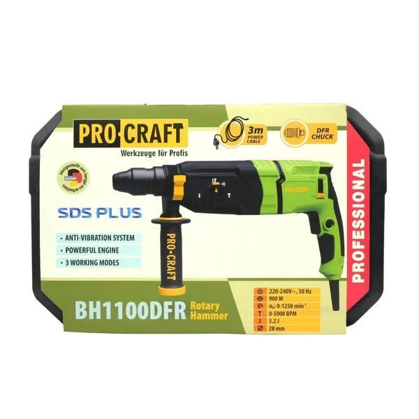 Перфоратор Procraft BH1100DFR 11007 фото