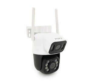 4+2Мп Wi-Fi/LAN відеокамера з двома об'єктивами SD/карта PP-IPC35D4MP25 PTZ 2.8mm ICSee 33618 фото