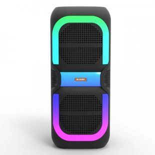 Портативна акустика-валіза MS-2039BT 50 Вт з Bluetooth, FM-радіо, USB, SD, світломузкою й акумулятором 20931 фото