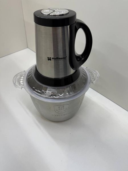 Кухонний подрібнювач Hoffmans 600W &mdash; м&rsquo;ясорубка з чашею 3 л 11225 фото