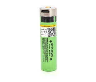 Акумулятор 18650 Li-Ion LiitoKala Lii-34B-USB, 3400mAh, Type-C, 3.7V (2.75-4.2V), Green 29722 фото